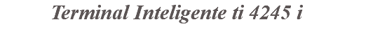 &nbsp;Terminal Inteligente ti 4245 i